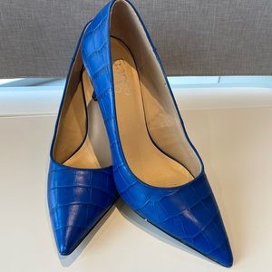Franco Sarto colbalt blue heels